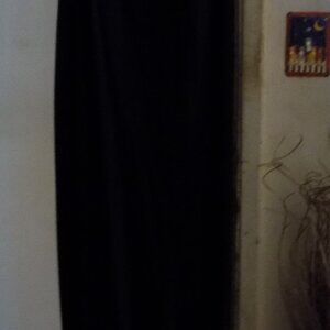 ABS  Allen Schwartz black floor length gown size L